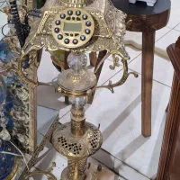 میز تلفن برنجی