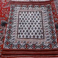 سفره و تیر محلی|گلیم، جاجیم، گبه|لردگان, |دیوار