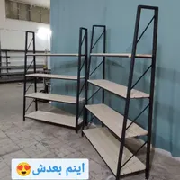 شلف فلز و چوب|کتابخانه، شلف، قفسه‌های دیواری|تهران, پیروزی|دیوار