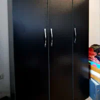 کمد لباس ملامینه مشکی