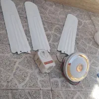 پنکه سقفی مدل ارشیا در حد نو با سیم پیچی مسی