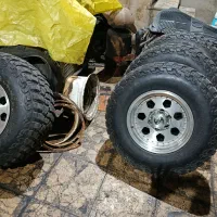 ۴حلقه لاستیک به همراه رینگ درحد صفر|قطعات یدکی و لوازم جانبی|رشت, حومه رشت|دیوار