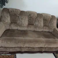 مبل راحتی ۷ نفره چوبی|مبلمان خانگی و میز عسلی|خوی, |دیوار