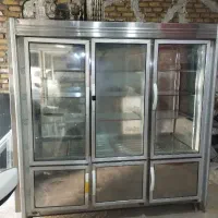 یخچال ایستاده شش درب تمام استیل موتور دانفوس//