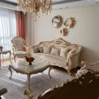 مبلمان استیل و آیینه کنسول