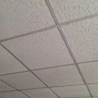 سقف کاذب ۶۰ در ۶۰ گچی پی وی سی اکوستیک کراسفیچر