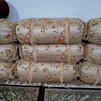 ۶عدد بالش بزرگ سه و پونصد پر تمیز شسته بدون بو