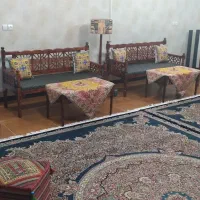 مبل سنتی ده نفره|مبلمان خانگی و میز عسلی|سیرجان, |دیوار