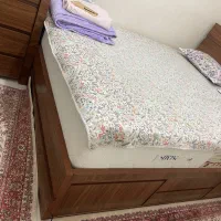 فروش سرویس خواب تمام چوب در حد نو|تخت و سرویس خواب|تهران, خواجه نظام الملک|دیوار