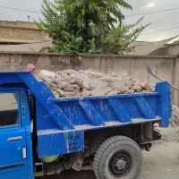 حمل مصالح ماسه نخاله پوکه خاک آجر با نیسان کمپرسی