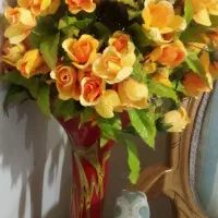 یکعدد گل باگلدان