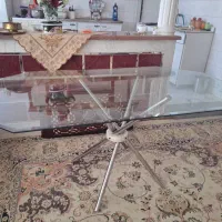 میز شیشه ای ۶ نفره