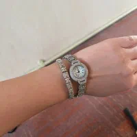 ساعت و دستبند نقره
