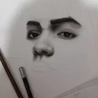 سفارش نقاشی چهره سیاه‌قلم|تابلو، نقاشی، عکس|تربت جام, المهدی|دیوار