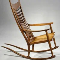 صندلی راک امریکای برند سم مالوف|صندلی و نیمکت|رشت, لاکان شهر|دیوار