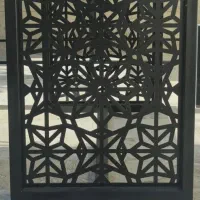 میز تمام فلز طرح دار