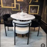 میز صندلی اپن نو مخمل ترک مشکی|مبلمان اداری|پرند, فاز ۳|دیوار