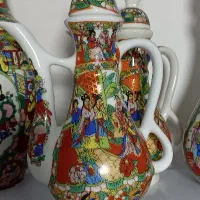 گلابدان مرغی آنتیک و آکبند