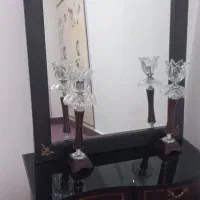 میز ،اینه و دو عدد شمعدان|بوفه، ویترین، کنسول|چابهار, |دیوار