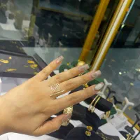 انگشترهای مینیمال هر گرم ۳۰۰ زیر قیمت کمترین فروش|جواهرات|کرمانشاه, |دیوار