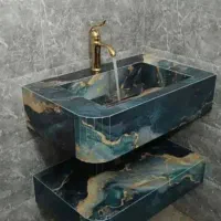 روشویی سرامیکی  سنگی aras|لوازم سرویس بهداشتی|باسمنج, |دیوار