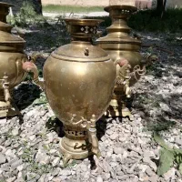 سماور برنزی ذغالی