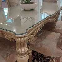 مبل کلاسیک طرح ترک چوب راش ۹ نفره+ناهارخوری ۸ نفره|مبلمان خانگی و میز عسلی|تهران, خانی‌آباد نو|دیوار