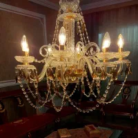 لوستر کریستالی قدیمی|لوستر و چراغ آویز|تهران, بوستان ولایت|دیوار