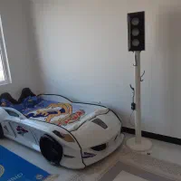 تخت ماشینی بوگاتی با چراغ خواب مدل چراغ راهنمایی|تخت و سرویس خواب|کرمانشاه, |دیوار