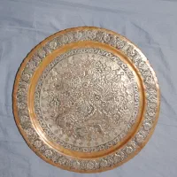 ۴ سینی مسی قلمزنی|کلکسیون اشیاء عتیقه|تهران, یوسف‌آباد|دیوار
