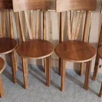 صندلی نو با چوب گردو|میز و صندلی غذاخوری|نجف‌آباد, دانشگاه آزاد نجف آباد|دیوار