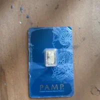 شمش طلا ۲/۵ گرمی pamp