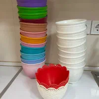 گلدان پلاستیکی و سفالی
