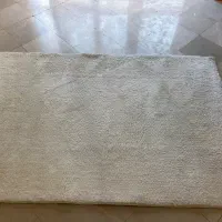 فرش سفید شگی ۴ متری
