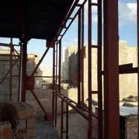 اجرای والپست منقطع گیره غلاب شاسی نما آهن کشی