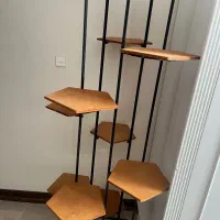 قفسه چوبی فلزی