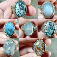 پک ۷عددی انگشتر عقیق شجر