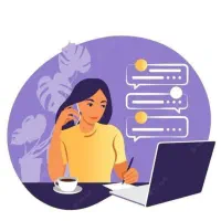 ادمین پاسخگویی دورکاری بدون هیچ سابقه