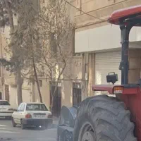 اجرای شیار در خیابان با تراکتور و ترنچر