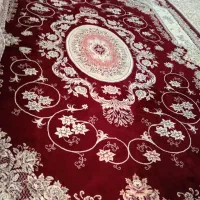 سلام یه دونه فرش ۱۲متری زرشکی ویک جفت قالیچه ۴متری