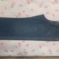 شلوار جین نیم بگ دخترانه سایز ۴۰