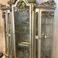 ویترین تمام چوب راش نو