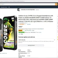 فروش Ulefone Armor 34 Pro گوشی مقاوم|موبایل|مشهد, حسابی جنوبی (شهرک غرب)|دیوار