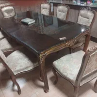 مبل نه نفره به همراه میز و عسلی و غذاخوری هشت نفره|مبلمان خانگی و میز عسلی|خرمدره, |دیوار