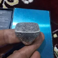 انگشتر و دستبند نقره و زنجیر