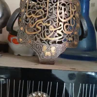 هیکلی گلدونی شیر قلاب طلاکوب|صنایع دستی و سایر لوازم تزئینی|تهران, امیر بهادر|دیوار