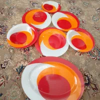 ست ۷ تیکه آرکوپال غذا خوری کار کرده