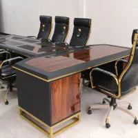 میز کنفرانس ست صندلی