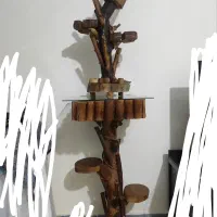 دکوری بار بشدت شیک چوبی