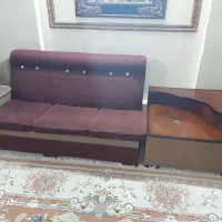 مبل ۷ نفره و میز کنار|مبلمان خانگی و میز عسلی|رشت, کوی فکوری|دیوار